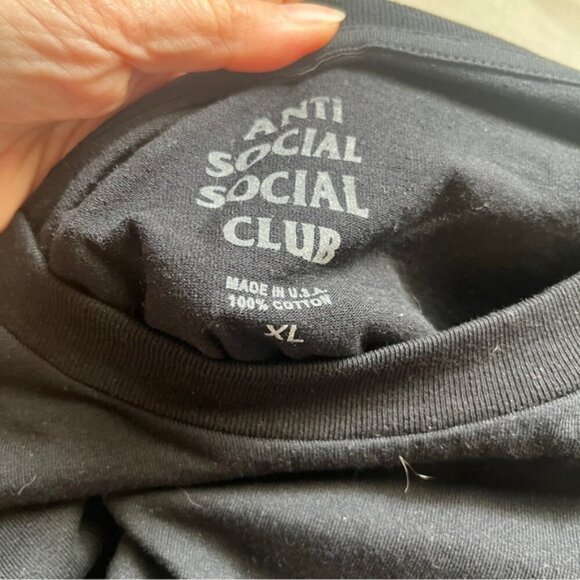 Anti Social Club graphic t shirt Sz XL - Picture 5 of 7